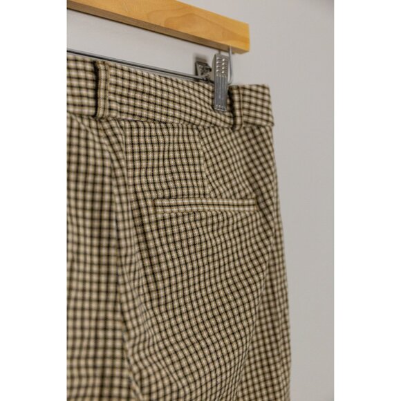 Banana Republic Plaid Sloan Trousers Sz 4 Petite - Picture 3 of 5
